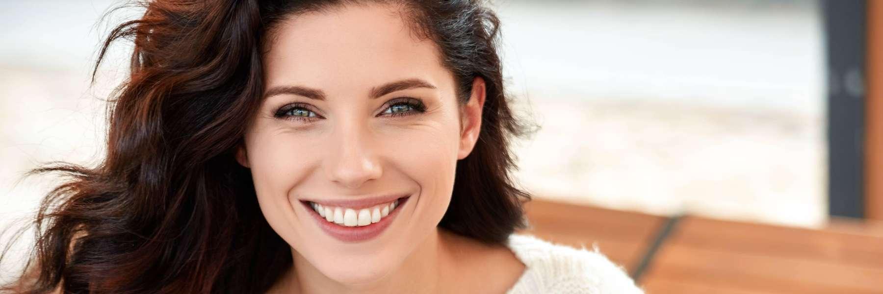Woman after dry eye treatment on the gold coast