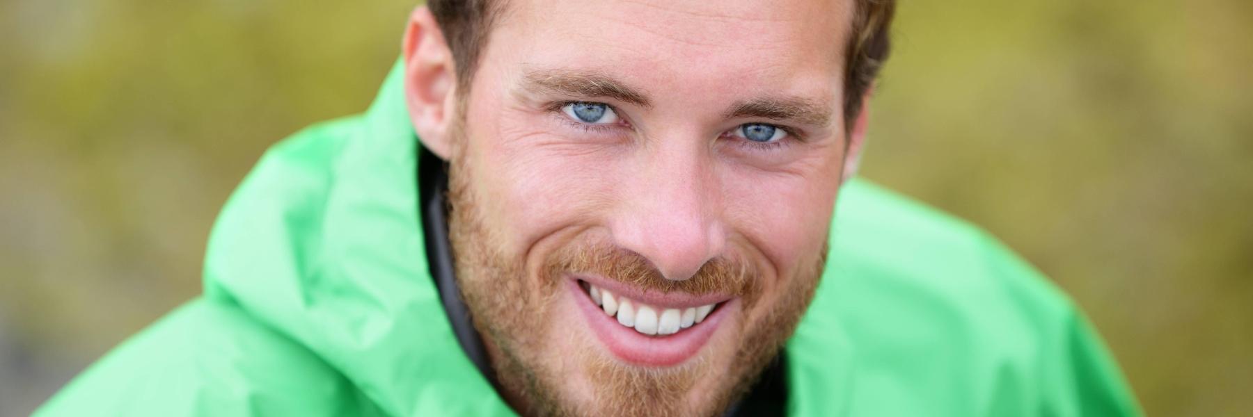 man after seeing optometrist in tweed heads